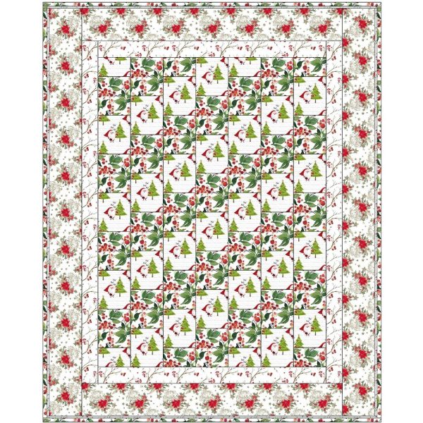 Merry Christmas From Santa Lap Quilt Kit 41 1 2  x 51 1 2  Online - Image 2