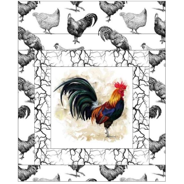King of the Roost Mini Wall Hanging 9  x 9  Supply - Image 2