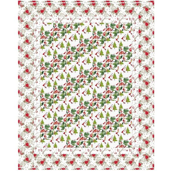 Merry Christmas From Santa Lap Quilt Kit 41 1 2  x 51 1 2  Online