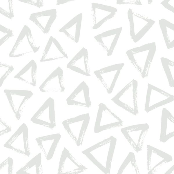 Hand Drawn Triangles Tone on Tone Fabric Discount - Image 2