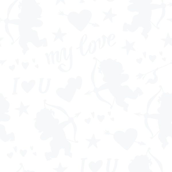 My Love Cupid Tone on Tone Fabric Hot on Sale