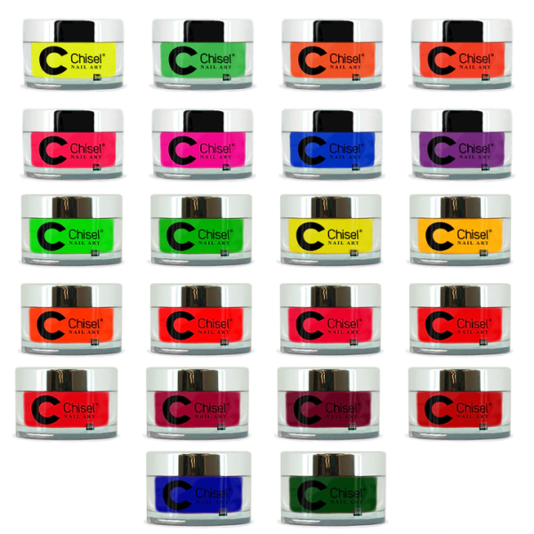 Chisel Neon Dipping Powder 2oz - Full set 22 colors (#NE01 - #NE22) Online Sale - Image 2