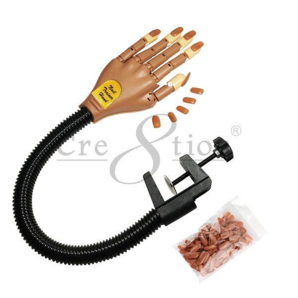 Cre8tion Flexible Tabletop Jointed Practice Hand with Long Clamp Sale
